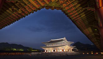 韓國景福宮夜景4月26日正式開幕